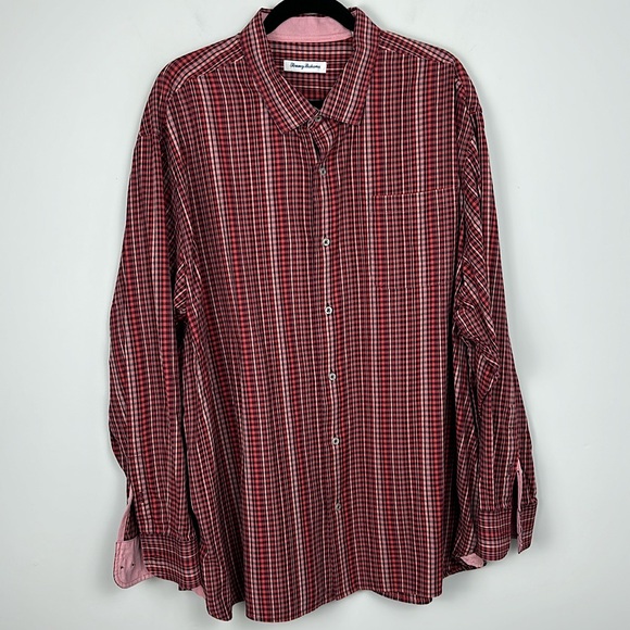 Tommy Bahama Other - TOMMY BAHAMA button down men's shirt SIZE 2XLB COTTON 73% SILK 24% SPANDEX 3%